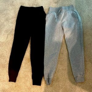 Love Streak sweatpants, black and gray